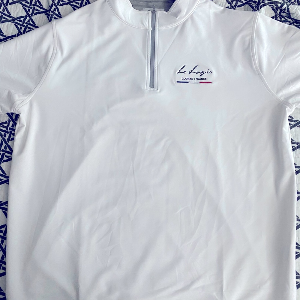 White long sleeve Fleece by Peter Millar
